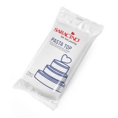 Saracino Pâte à Sucre de Couverture Blanche 1kg